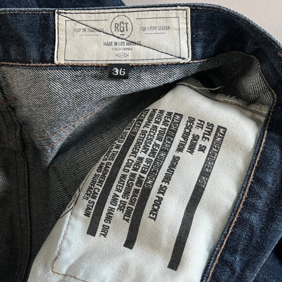 Rogue Territory RGT SK Skinny Fit Japanese Selvedge Denim Jeans - Men' 36*35 - Picture 10 of 12